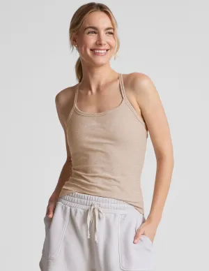 Mesh workout gear Spacedye Slim Racerback Tank