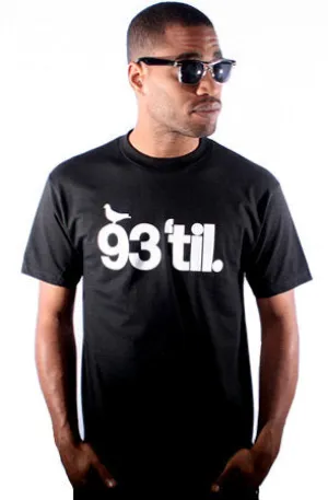 Ultimate Wear Hieroglyphics X Adapt :: 93 'til (Men's Black Tee)