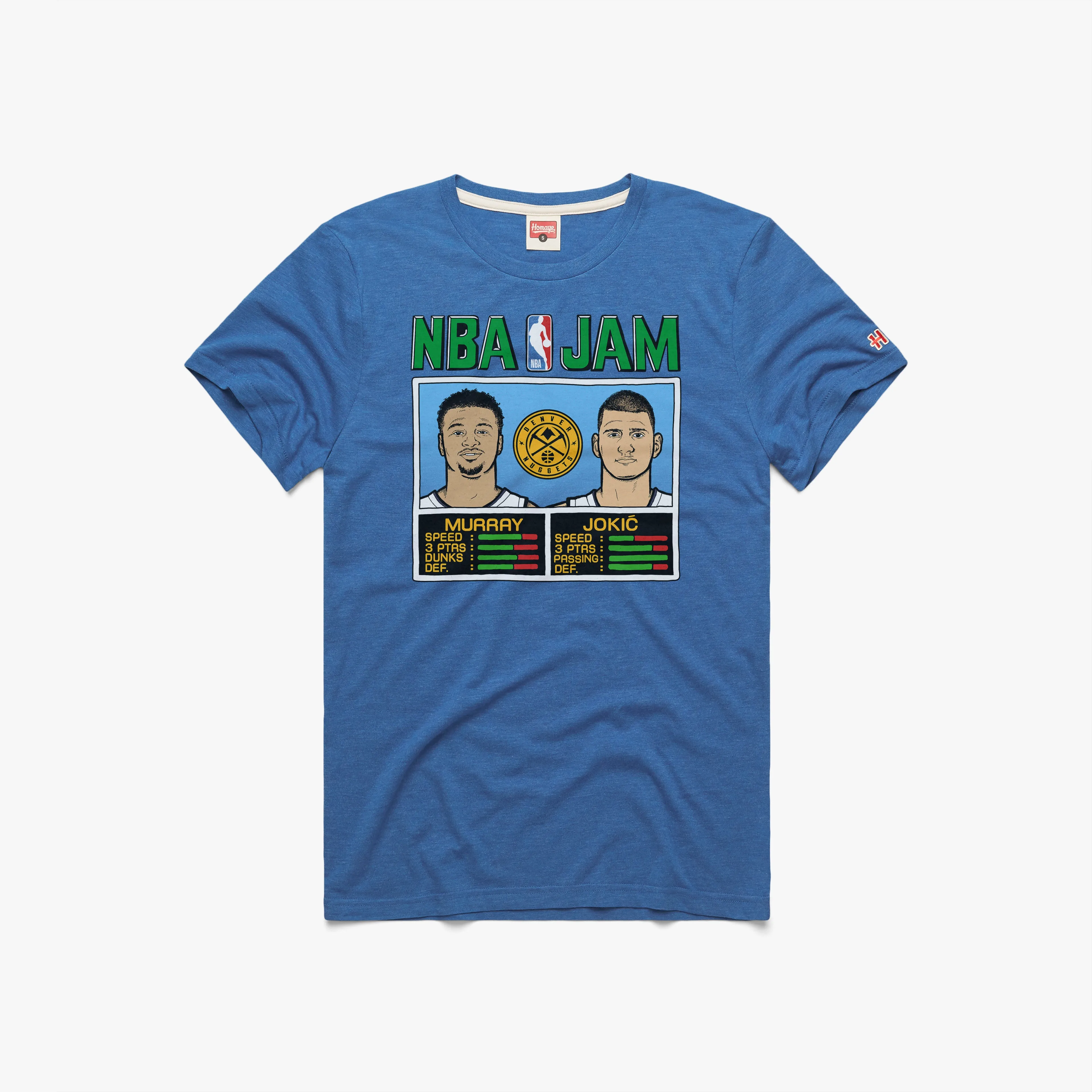 Timeless Layering NBA Jam Nuggets City Murray And Jokic