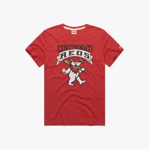 MLB x Grateful Dead x Reds Retro nostalgia Casual Comfort Layer