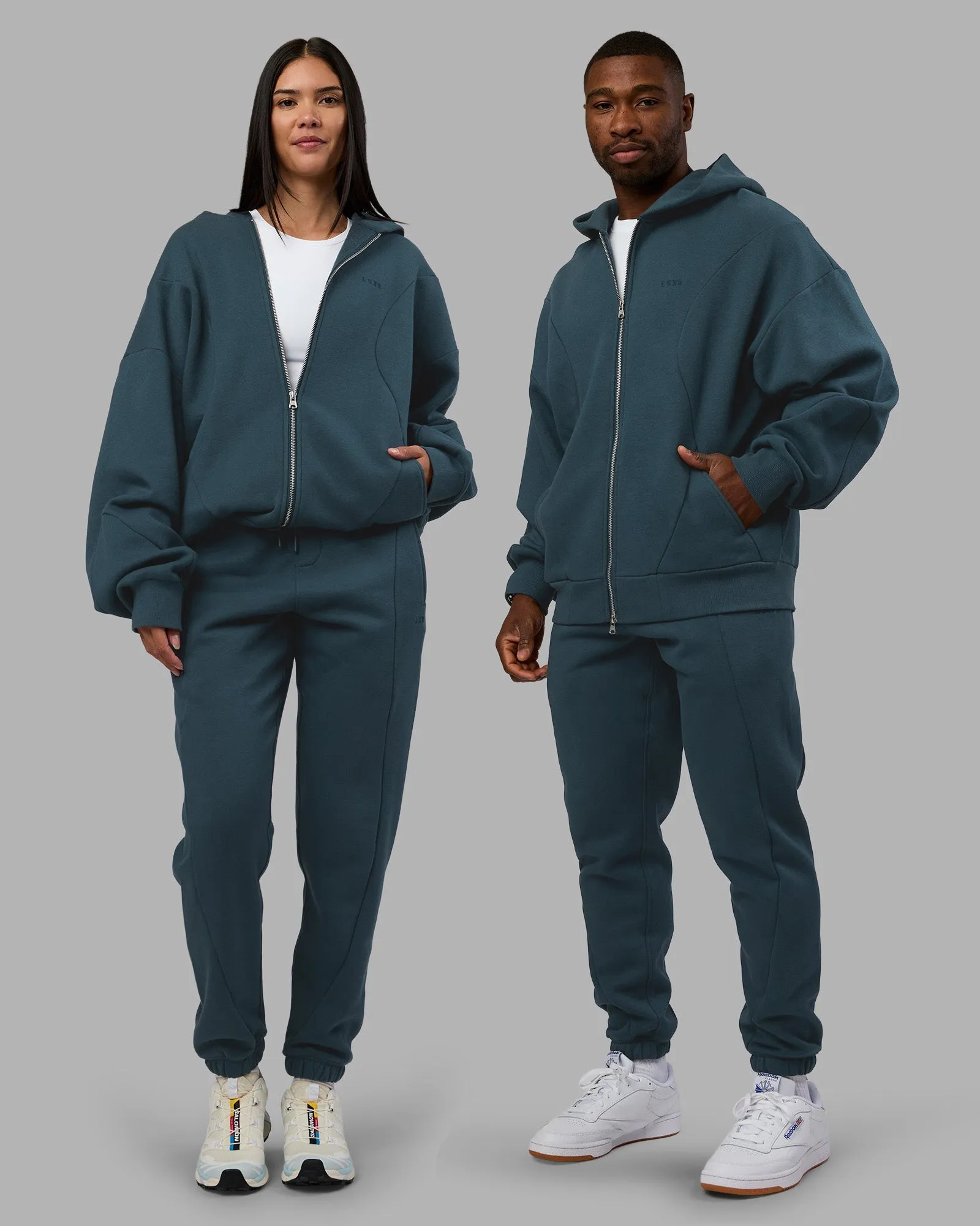 Stream Panel Track Pant - Deep Sea Odor ResistantFabric