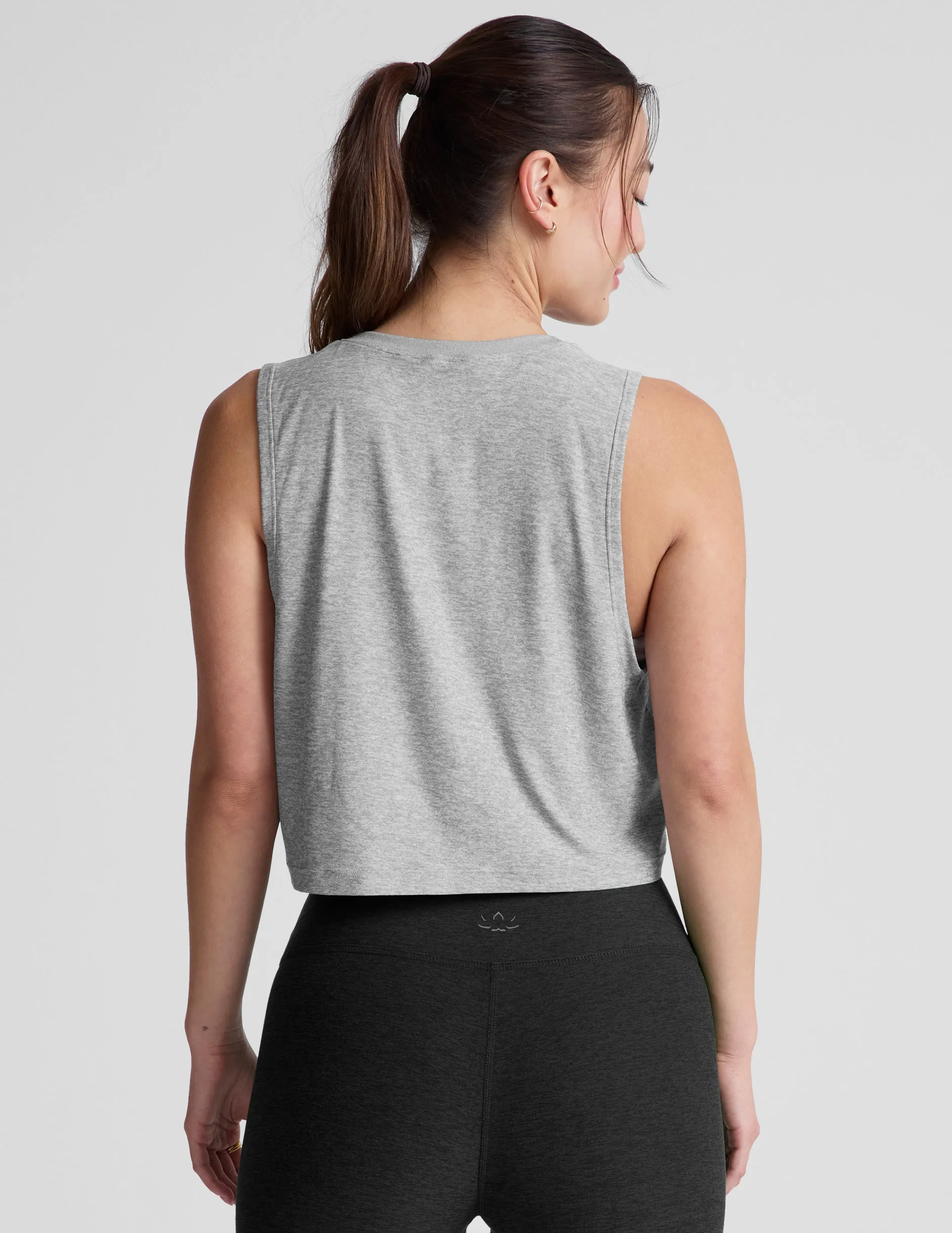 Featherweight Minimal Cropped Tank Comfortable layering piece Urban Lightness