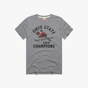 Cozy Apparel Easy Care Fabric OSU 1969 Rose Bowl Champs