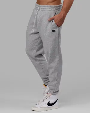 Unisex Capsule Jogger - Lt Grey Marl Elastic Free Cuff Options