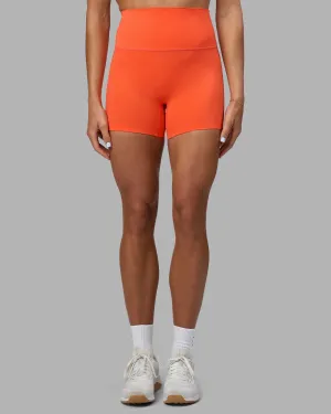 Elixir Ultra High-Rise 4" Short - Ultra Orange graduation season