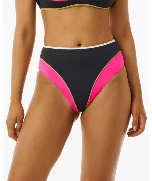 Sun-Kissed Days Rip Curl Hibiscus Heat Splice Full Bottom-Washed Black