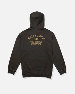 Tall Fit Neutral palette Even Keel Vintage Fleece Hoodie - Vintage Black