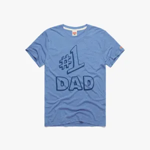 Printed Logo Seamless Edging Number One Dad