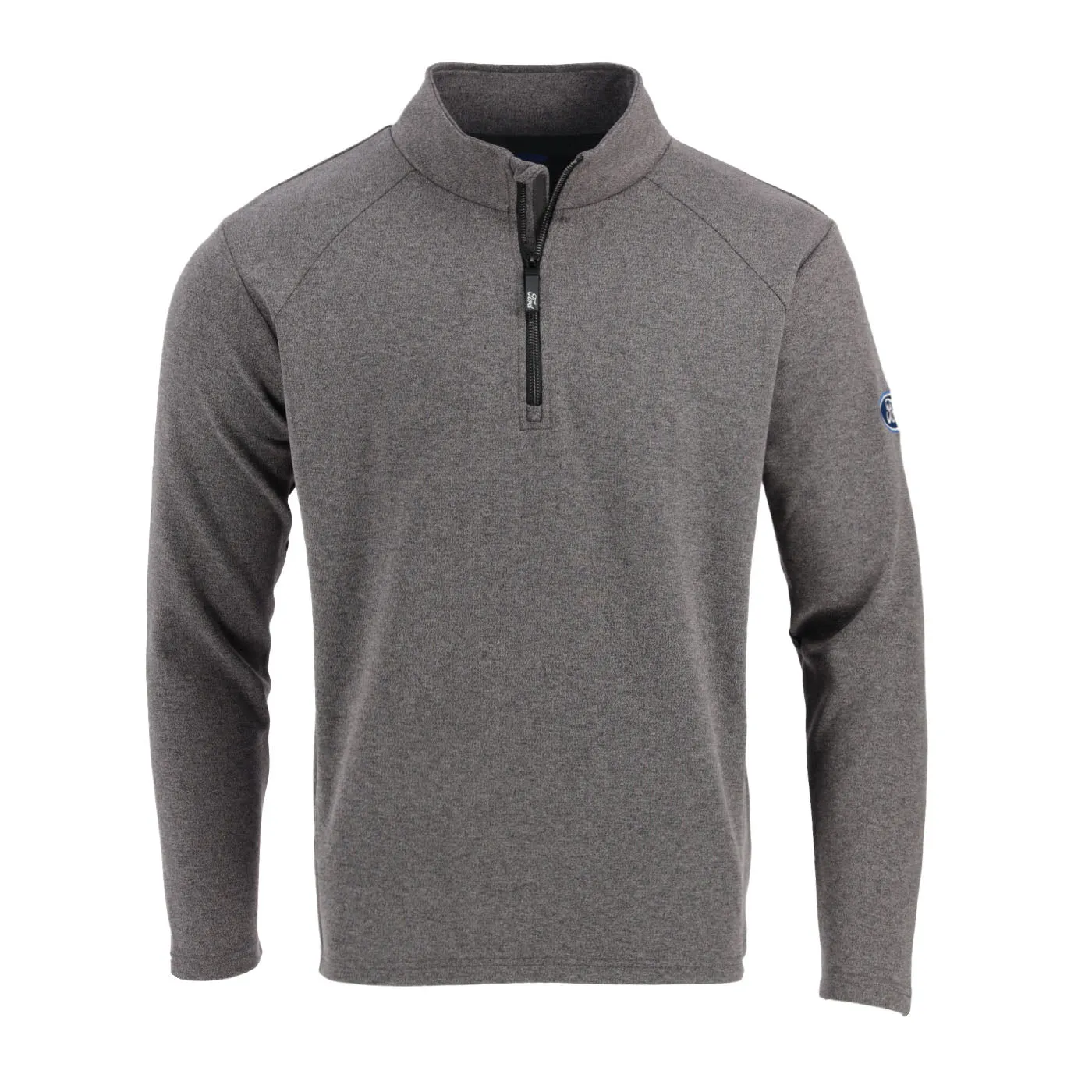 Daily Sporty Ford Oval Logo Mens Long Sleeve Performance Quarter Zip