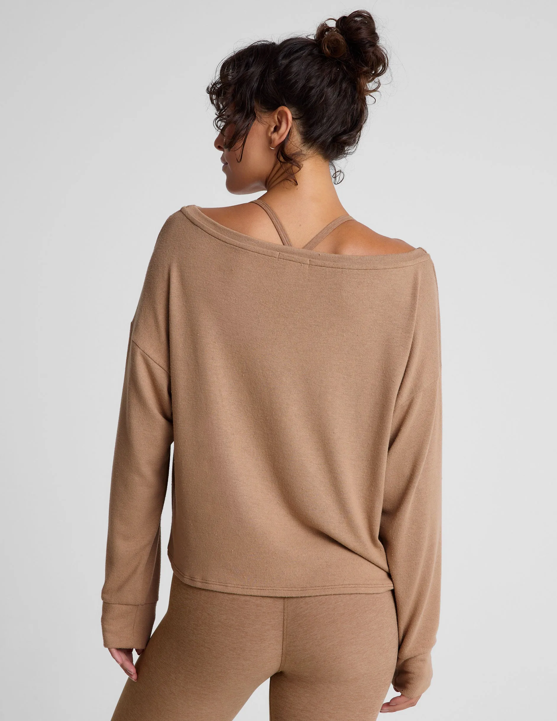Let Loose Pullover scarf accents