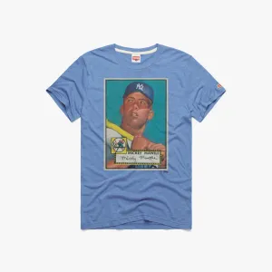Cozy Comfort 1952 Topps Baseball Mickey Mantle Yankees