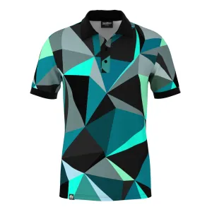 Cubes Forest Polo Shirt Office Appropriate Professional Look