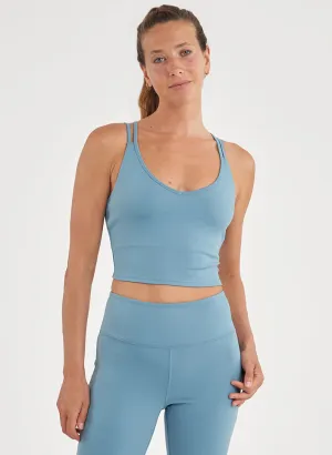 Extra Padding Option Cyclists of all ages Dynamic V-Neck Bra Tank - FINAL SALE