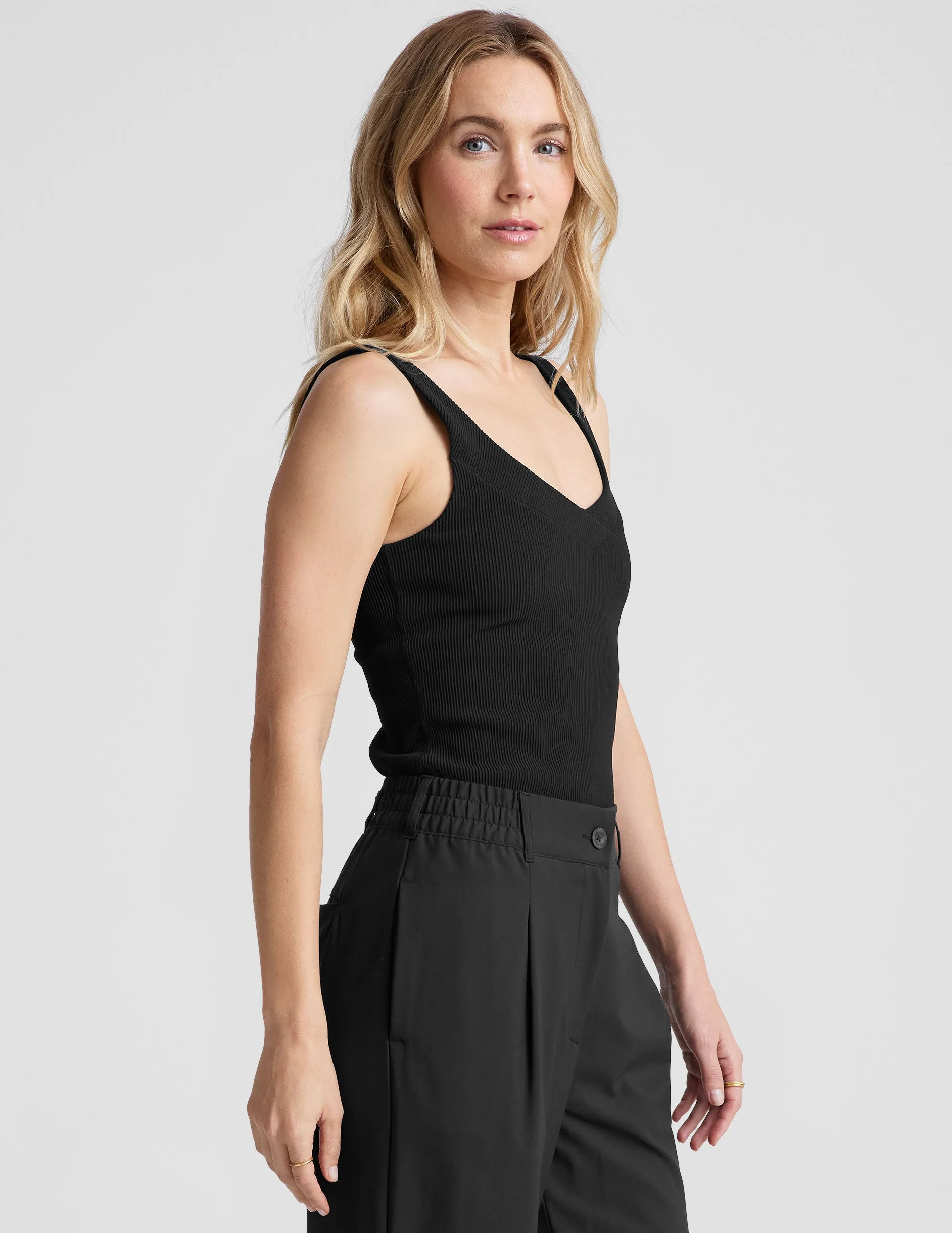 machine washable material Impulse Ribbed Classic Tank