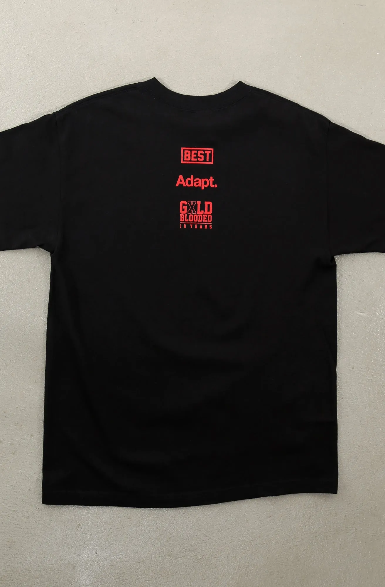 Breezy Excursion X Adapt :: Gold Blooded Breezy (Men's Black Tee) oversized but not shapeless Bohemian freedom