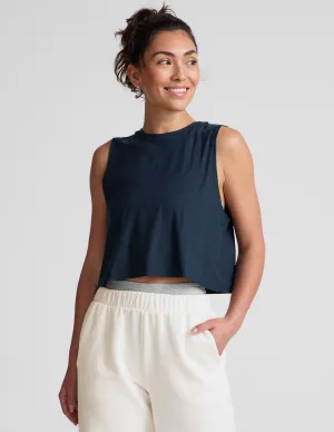 Dynamic Motion Panels Move Freely Featherweight Minimal Cropped Tank