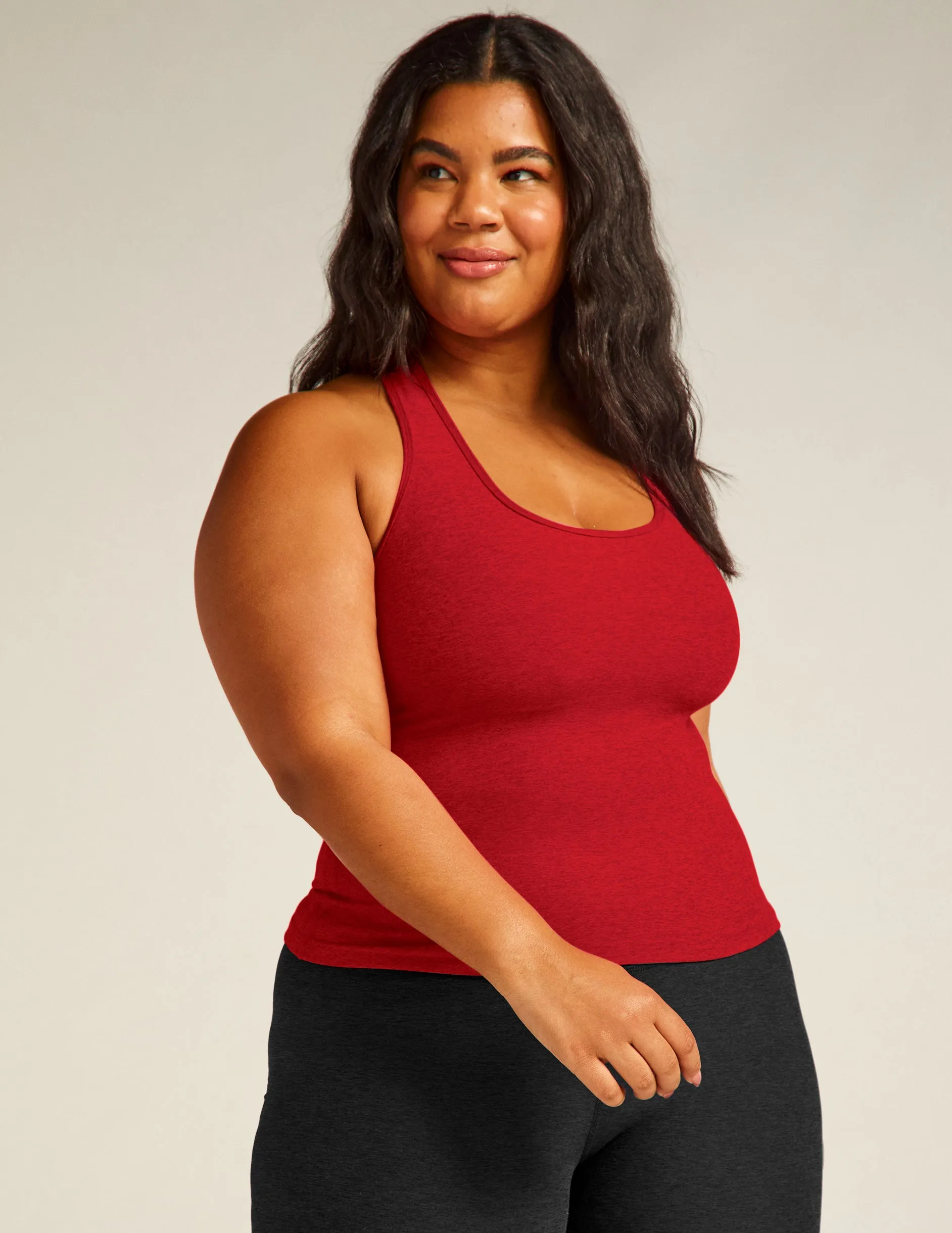 Quick Lightness Spacedye Step Up Racerback Tank