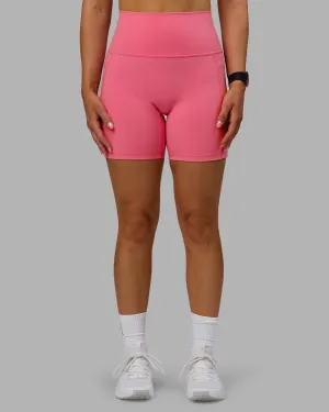 Fusion Ultra High-Rise 6" Short Pockets - Pink Lemonade FasteningLoops khaki shorts