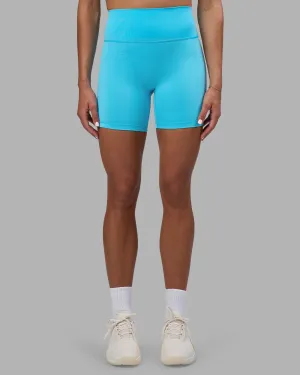 Fusion Ultra High-Rise 6" Short - Blue Atoll Snag Free Fabric