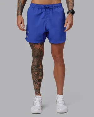 Non Cling Material Relentless Classic 5" Short - Power Cobalt