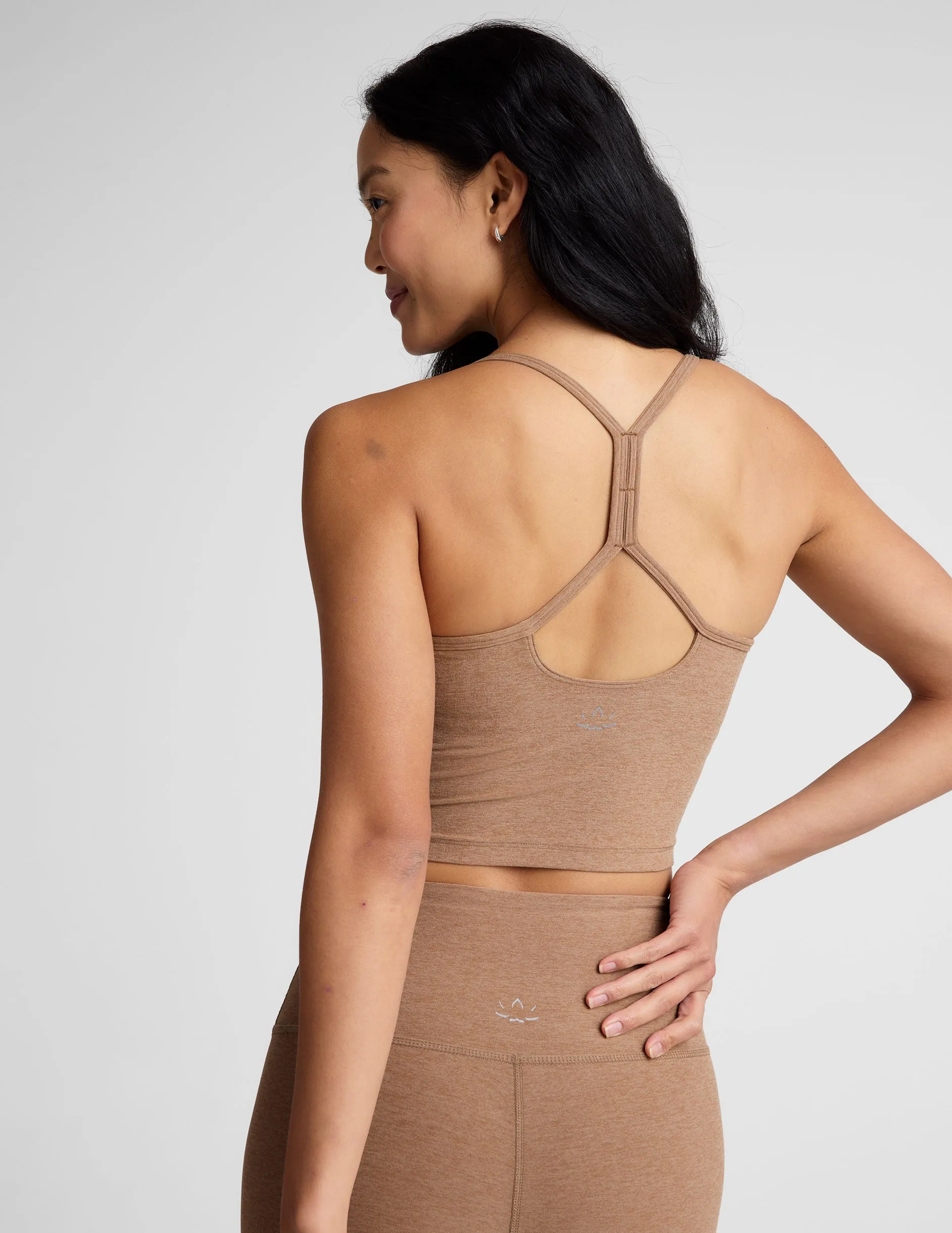 Rust - proof Spacedye Slim Racerback Cropped Tank