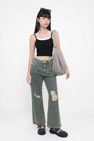 Braven Ripped Bootcut Denim Jeans Daily Attire Vibrant Fashion Lover
