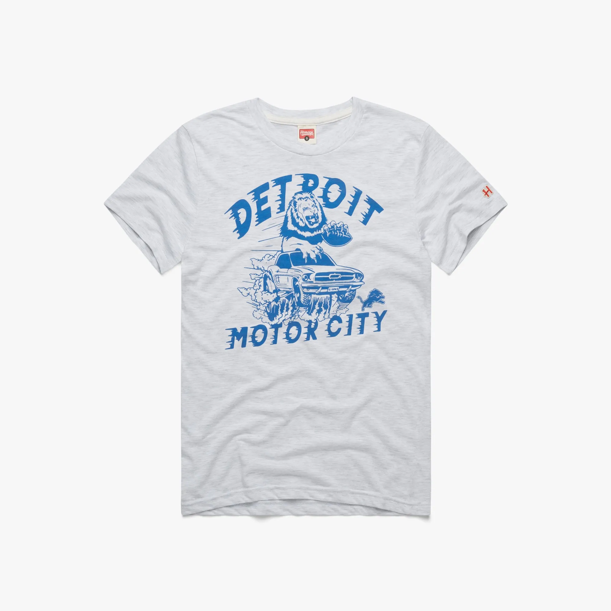 Relaxed Fit Design Detroit Lions Motor City