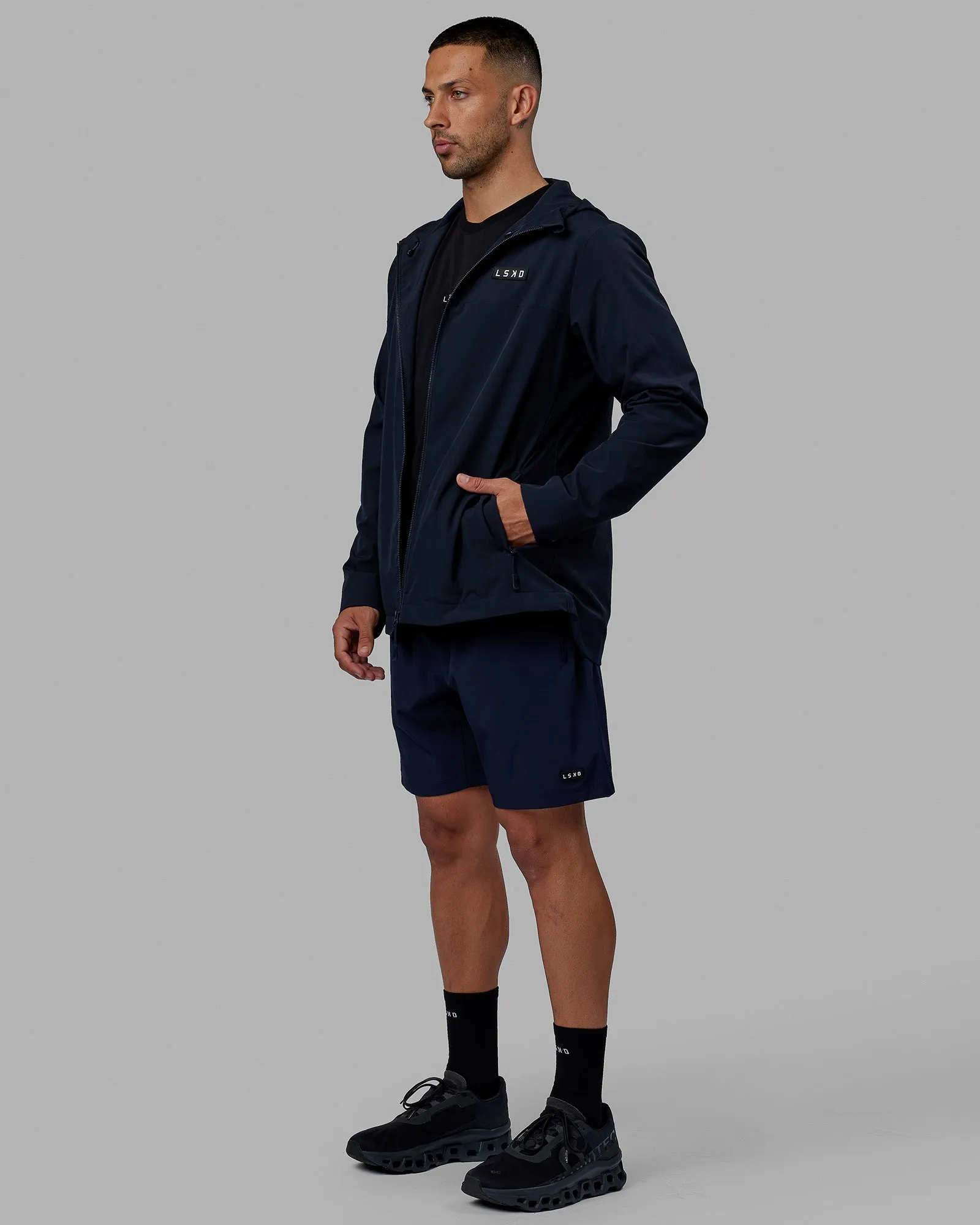 Rep 7" Performance Short - Navy Reflective Safety Details