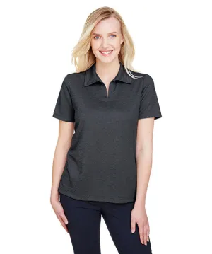 DG22W - Devon & Jones CrownLux Performance? Ladies Address Melange Polo Shirt Smart Layer LowMaintenance Fabric