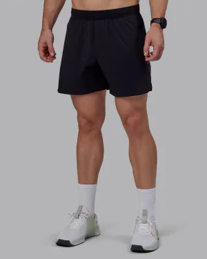 Daywear Comfortable Motion Lift 6" Short - Black-Reflective