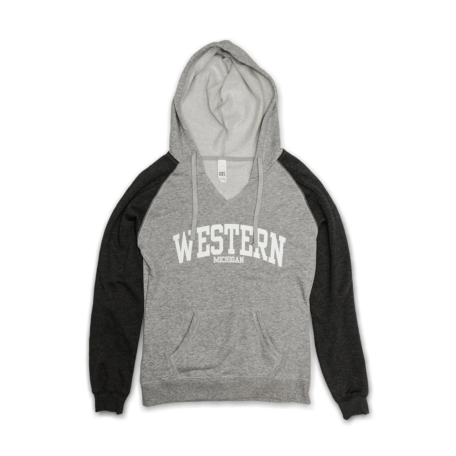 Ladies' Western Michigan Collegiate Raglan Hoodie Go-to Wear