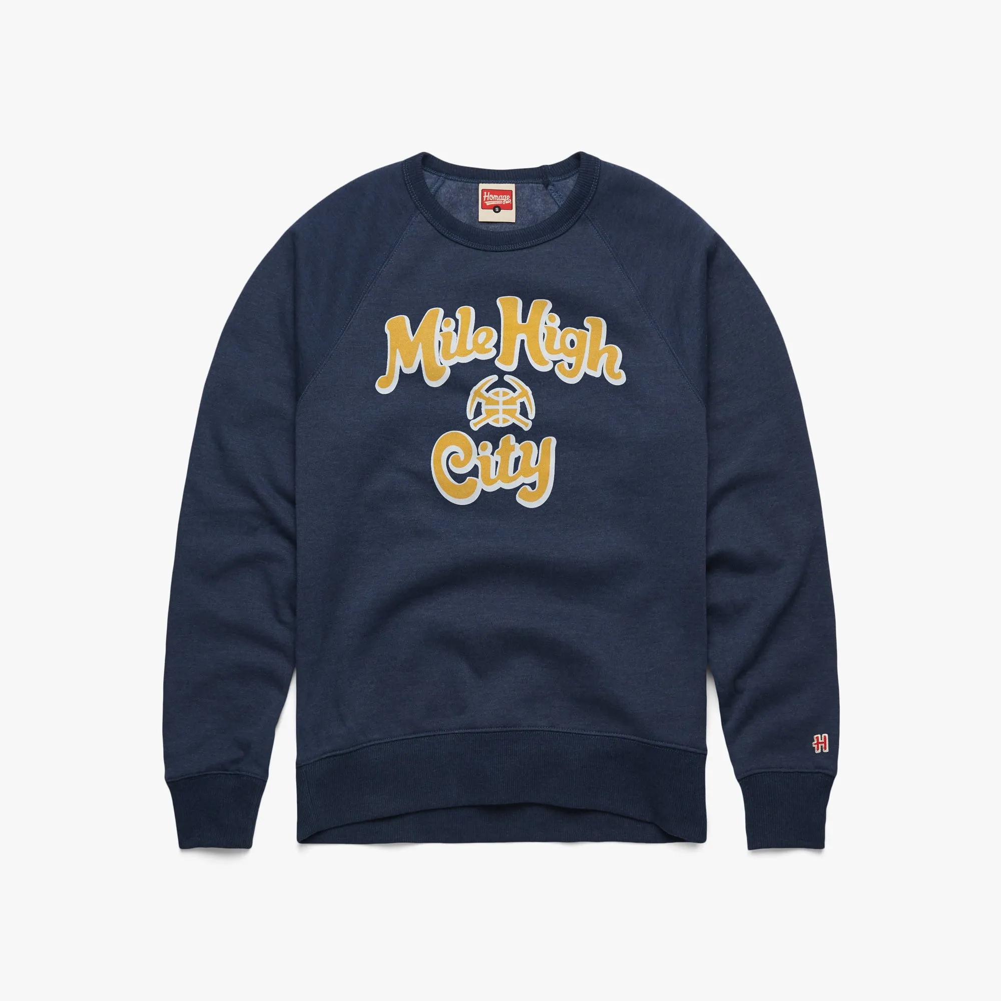 Denver Nuggets Mile High City Crewneck Effortless Comfort Wear Active Comfort