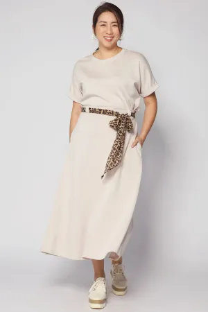 Beach Day Will 2 in 1 Top and Skirt Set in Khaki