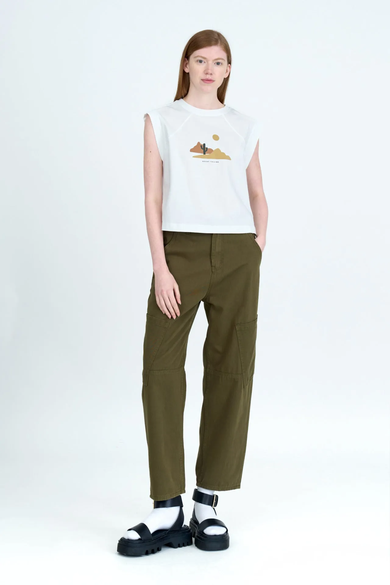Travel Ready Cargo Curved Jeans