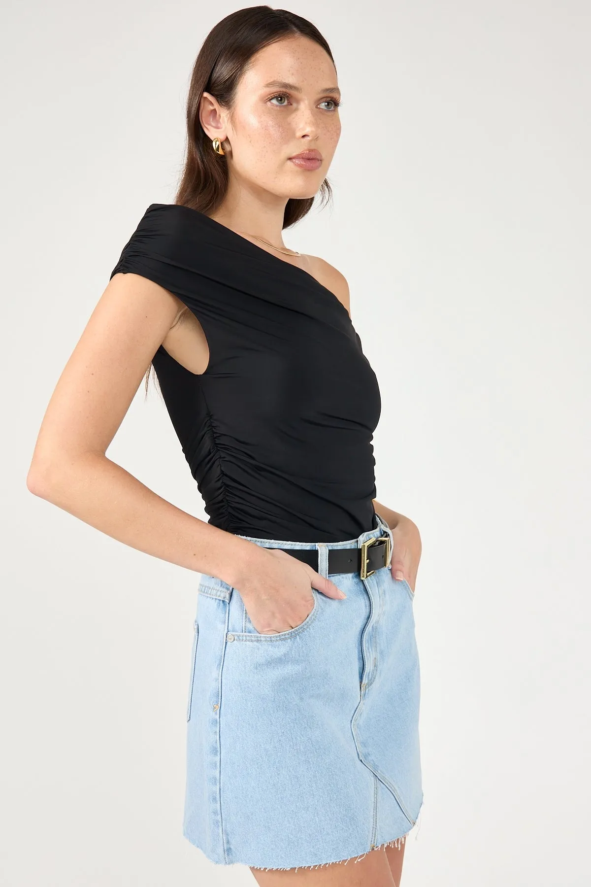 Smart Casual Romantic Vibe Abrand Aline Skirt Kendall Organic Kendall