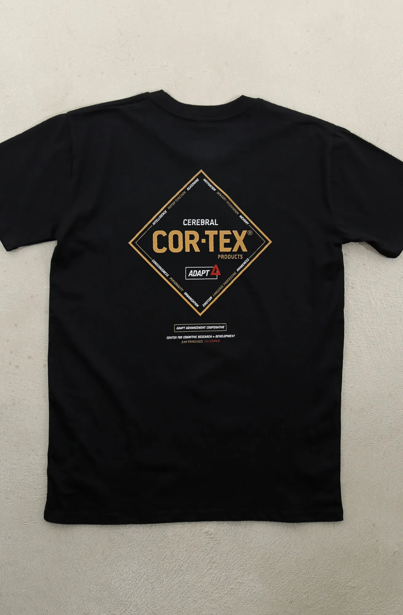 Boat neck style Cortex (Men's Black A1 Tee)