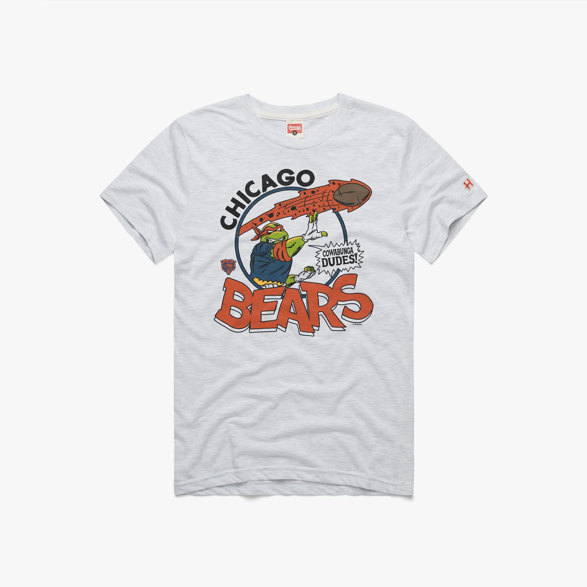 TMNT Michelangelo x Chicago Bears Trendy Tops