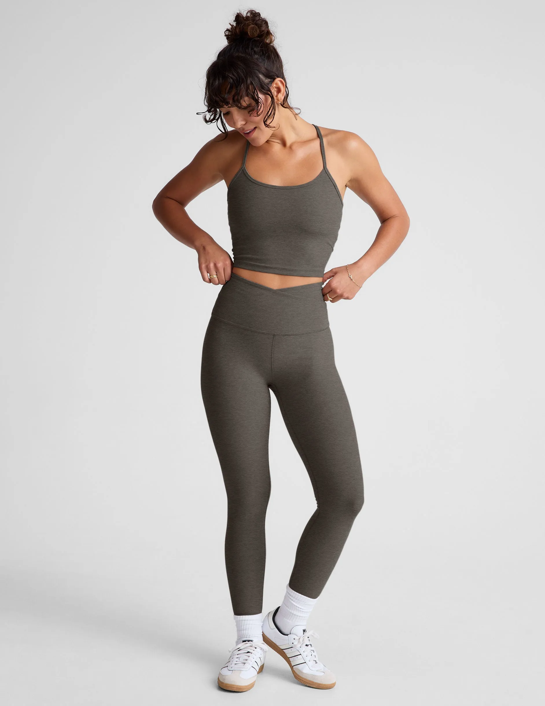 Sensor - Equipped Spacedye Slim Racerback Cropped Tank