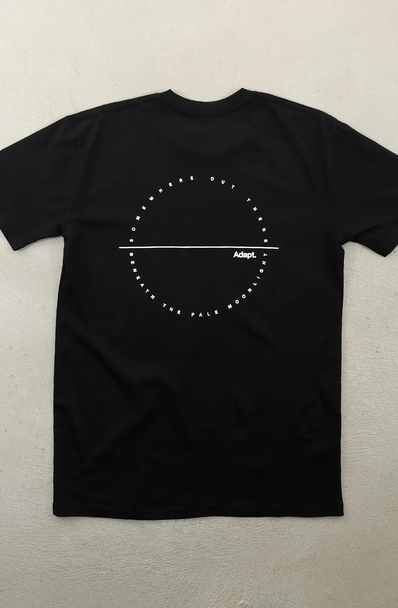 Pale Moonlight (Men's Black A1 Tee) slim fit