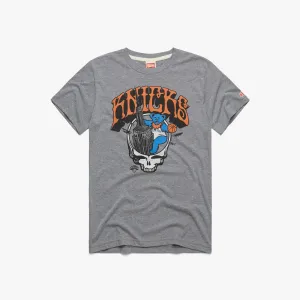 NBA x Grateful Dead x Knicks Skull Bohemian style