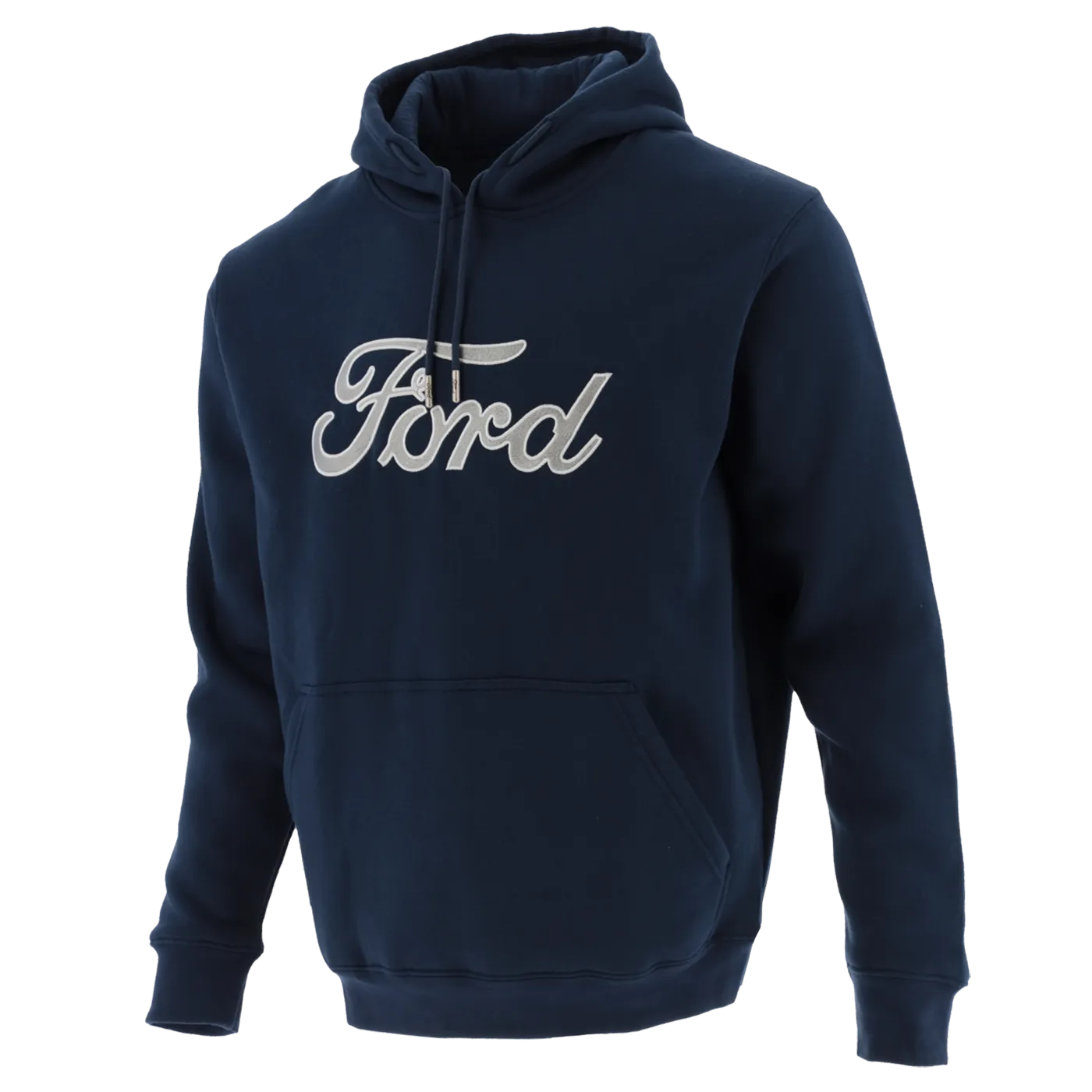 Relaxing Wear Ford Embroidered Script Hooded Pullover Sweatshirt