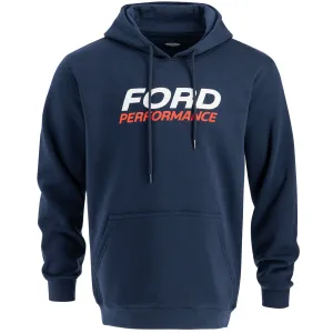 tribal print Ford Performance Navy Blue Mens Pullover Fleece Hoodie