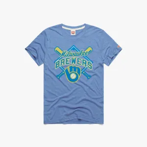 Leisure Casual Polka Dot Pattern Milwaukee Brewers Diamond