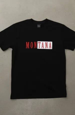 Chill Comfort Montana (Men's Black Tee)