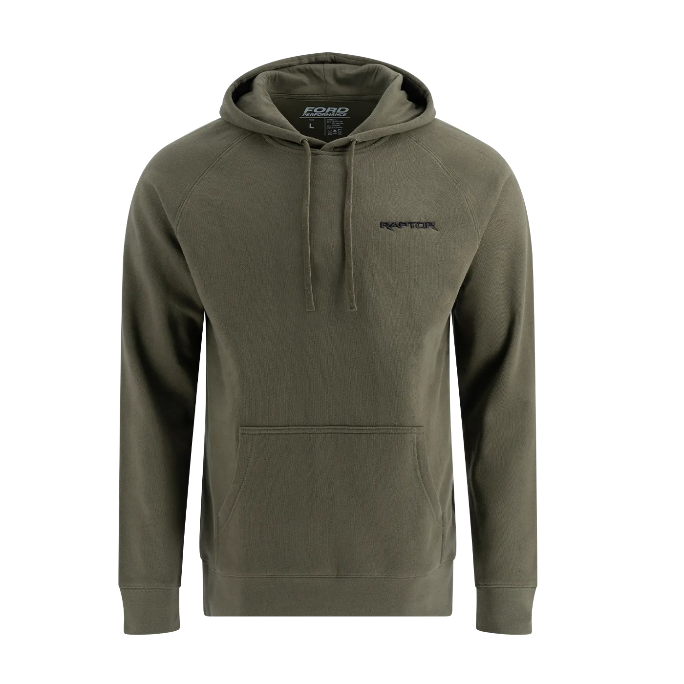 Active Wearable Ford Trucks Raptor Dark Green Fleece Hoodie