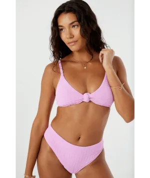 Roxy Haliewa Hipster Full Bottom-Lilac Tumble Resistant Trim Outdoor Swimwear