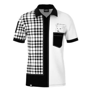 Light Layer Angry Cat Polo Shirt