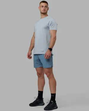 Comfort Design Playful Prints Challenger 6" Lined Performance Short - Elemental Blue