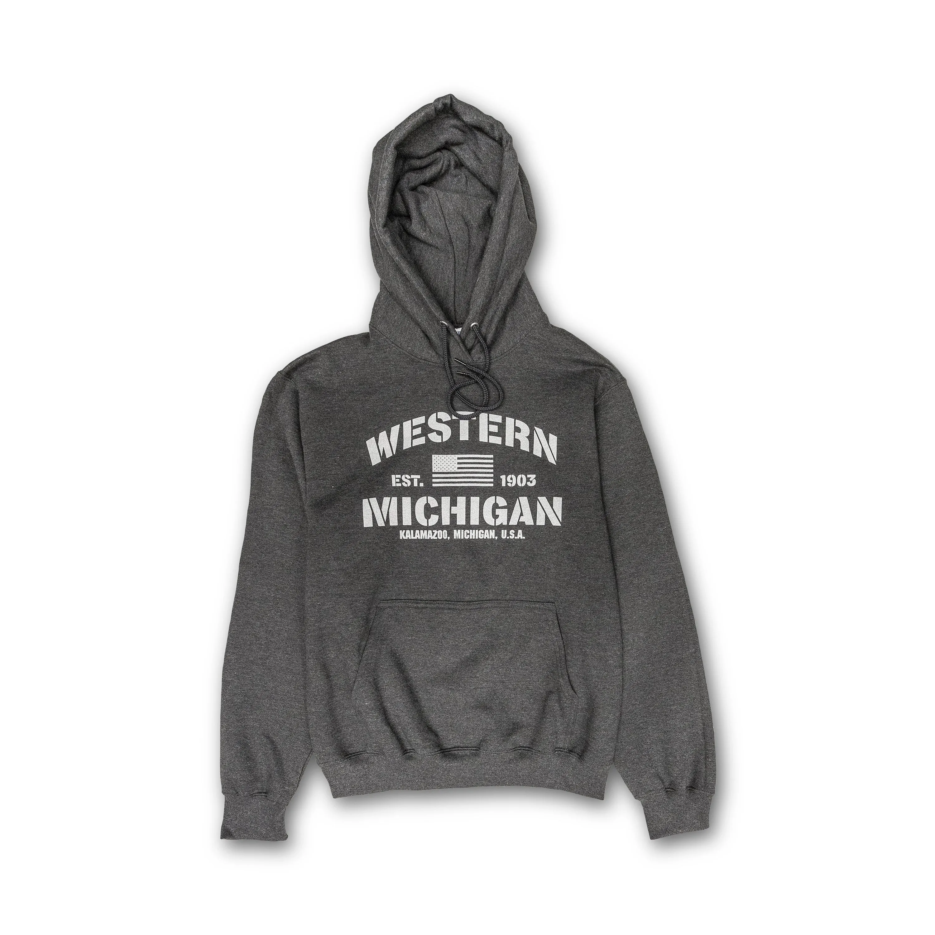 Western Michigan Flag Hoodie Festival Outfit Timeless Active