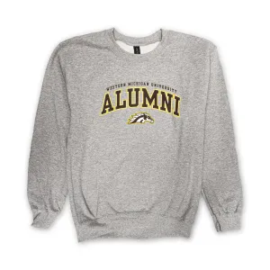Alumni Glowing Bronco Crew Cozy Clothing Style Brand Identity